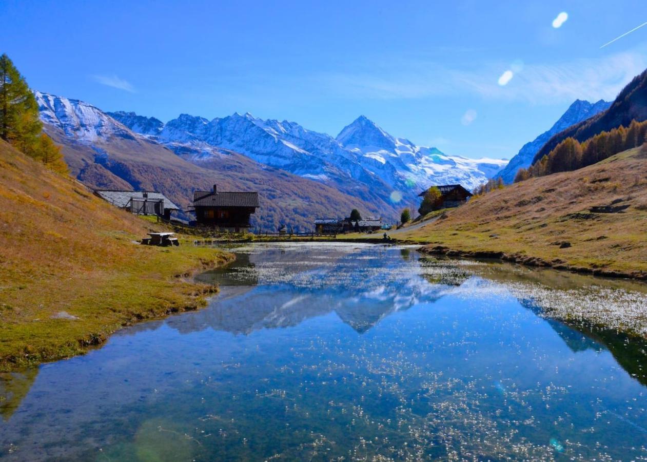 Appartement Idyllic chalet in Evolène, with view on the Dent Blanche&the mountains Extérieur photo