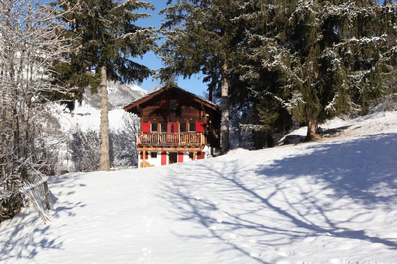 Appartement Idyllic chalet in Evolène, with view on the Dent Blanche&the mountains Extérieur photo