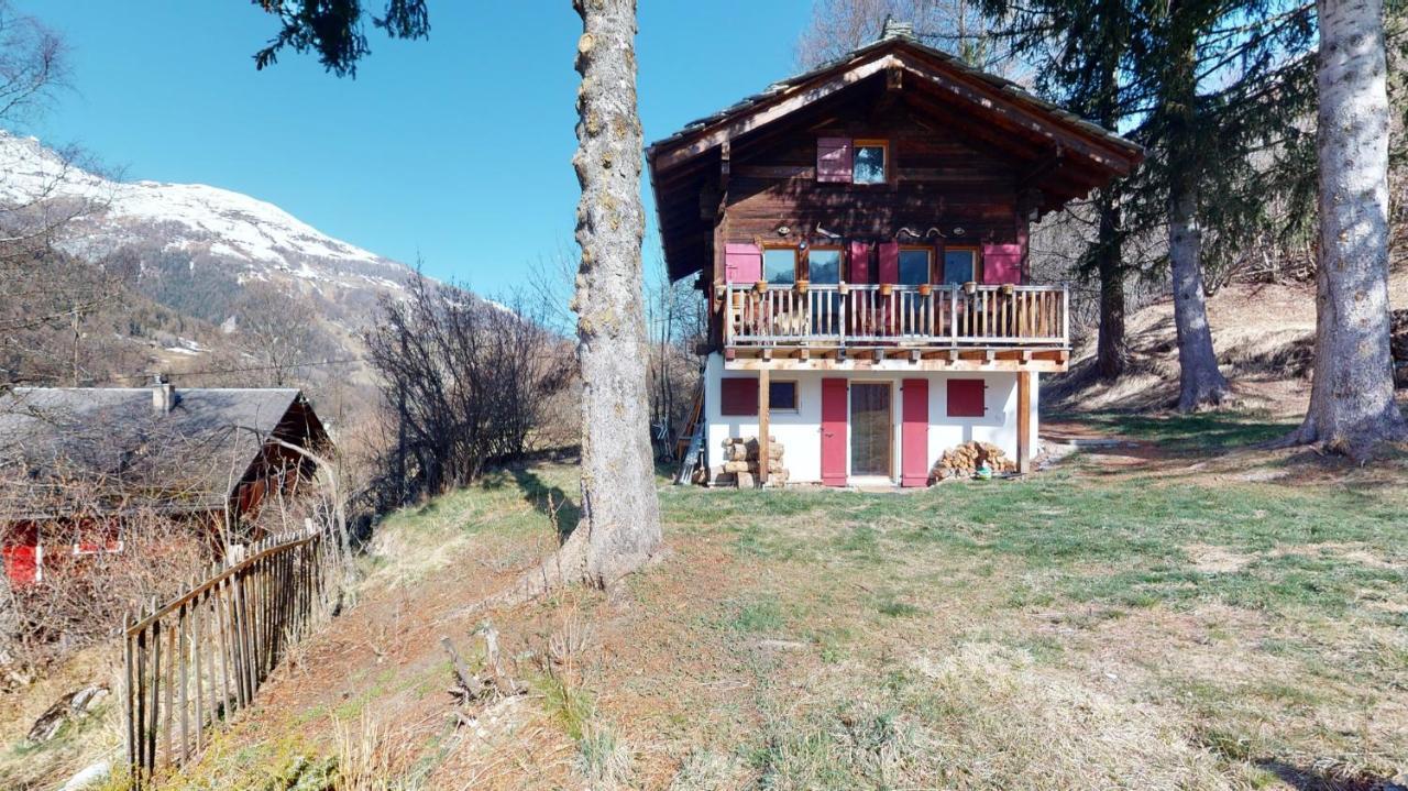 Appartement Idyllic chalet in Evolène, with view on the Dent Blanche&the mountains Extérieur photo